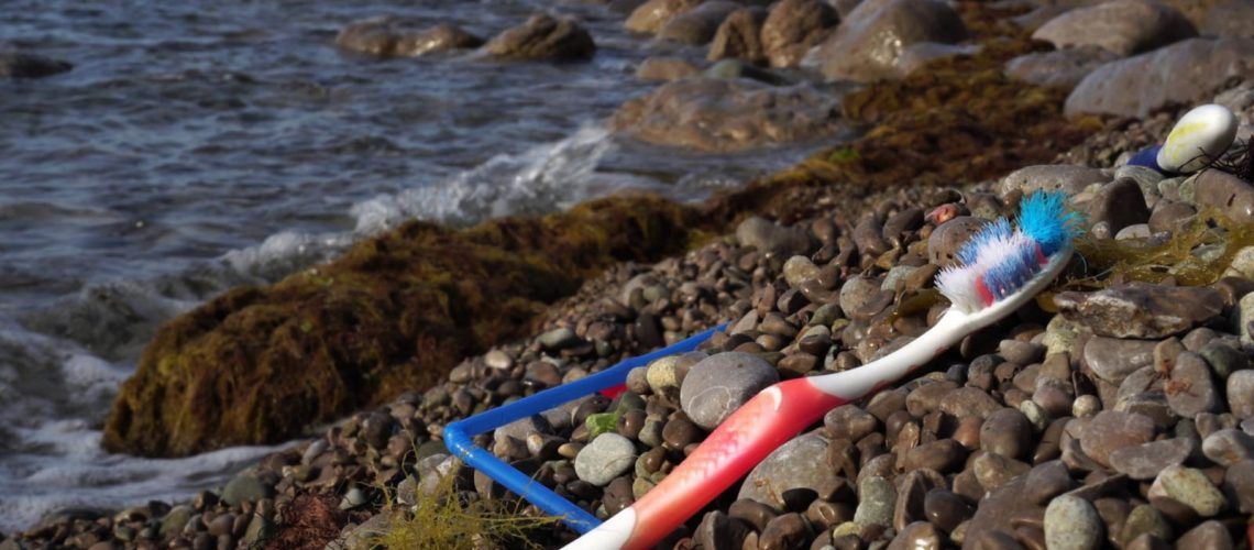Toothbrush on Beach